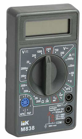 мультиметр цифровой universal m838 iek tmd-2s-838 с доставкой по МСК