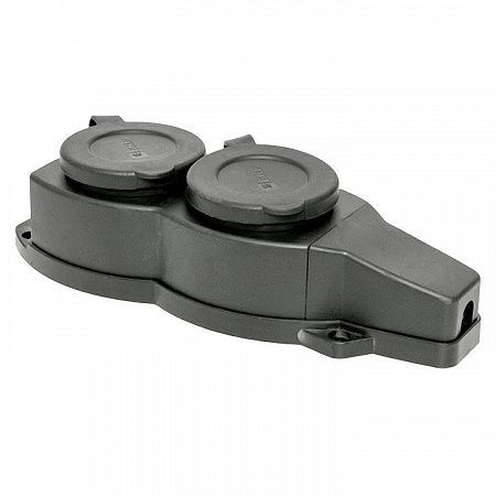 Колодка 2-м 16А IP44 2P+PE 230В с защ. крышками каучук Basic EKF RPS-018-16-230-44 колодка 2-м 16а ip44 2p+pe 230в с защ. крышками каучук basic ekf rps-018-16-230-44 с доставкой по МСК