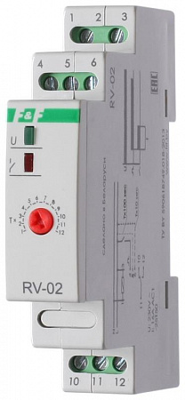 Реле времени RV-02 16А 1..120с 230В 1 перекл. IP20 задержка выключ. монтаж на DIN-рейке F&F EA02.001.008 реле времени rv-02 16а 1..120с 230в 1 перекл. ip20 задержка выключ. монтаж на din-рейке f&f ea02.001.008 с доставкой по МСК