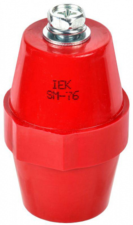 Изолятор SM76 (М10) силовой с болтом IEK YIS11-76-25-B изолятор sm76 (м10) силовой с болтом iek yis11-76-25-b с доставкой по МСК