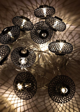 Гирлянда светодиодная "Фонарики" черн. 5х3см 10LED тепл. бел. 1.8+0.3м КОСМОС KOC_GIR-B119 гирлянда светодиодная "фонарики" черн. 5х3см 10led тепл. бел. 1.8+0.3м космос koc_gir-b119 с доставкой по МСК