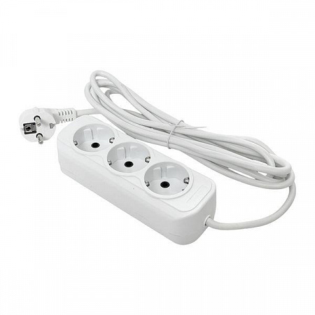 удлинитель 3х3м с заземл. 16а ip20 эксперт 3.0квт пвс 3х1 proxima ekf uba16-310-3-03 с доставкой по МСК