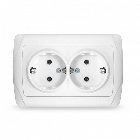 Розетка 2-м СП Маргарита 16А IP20 с заземл. бел. UNIVersal М0128 розетка 2-м сп маргарита 16а ip20 с заземл. бел. universal м0128 с доставкой по МСК