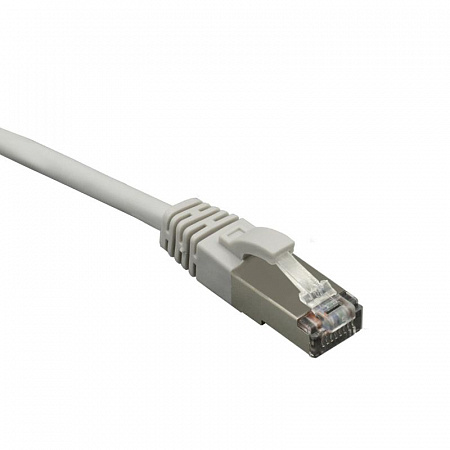 патч-корд ftp кат.5e 4х2 26awg (7х0.16мм) cu lszh сер. 1м suprlan 10-0716 с доставкой по МСК