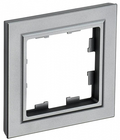 Рамка 1-м BRITE РУ-1-БрС сталь IEK BR-M12-K46 рамка 1-м brite ру-1-брс сталь iek br-m12-k46 с доставкой по МСК