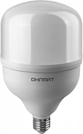 лампа светодиодная высокомощная 82 904 oll-t125-50-230-840-e27е40 50вт 4000к нейтр. бел. e27/e40 3500лм 176-264в онлайт 82904 с доставкой по МСК